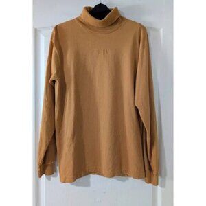 Obey | Men's Cotton Turtleneck in Camel